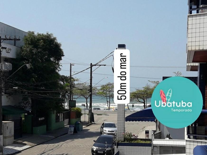 Apto 12-2 Com Churrasqueira - Beira Mar - Sirlei Ubatuba Kültér fotó