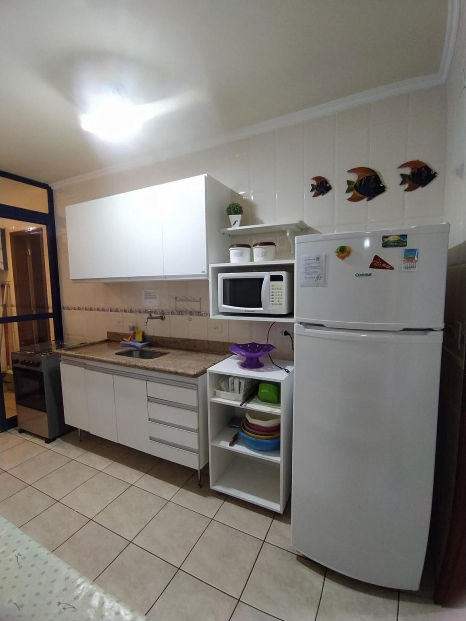 Apto 12-2 Com Churrasqueira - Beira Mar - Sirlei Ubatuba Kültér fotó